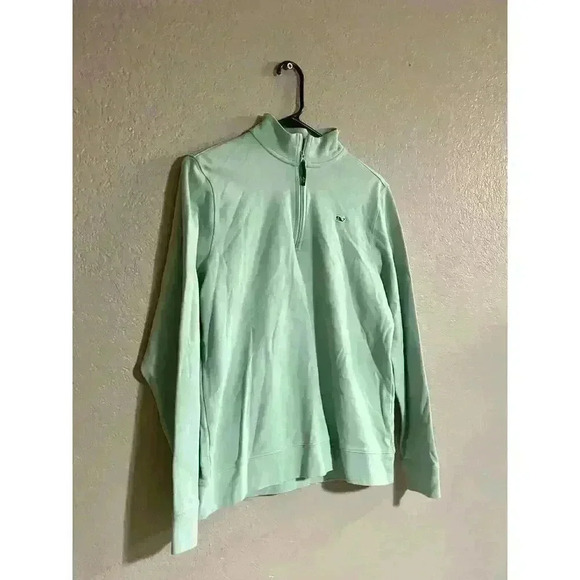 VINEYARD VINES MINT SALTWATER QUARTER ZIP YOUTH GIRLS SiZE XL - Picture 2 of 7